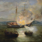 Painting of the Gaspee Affair