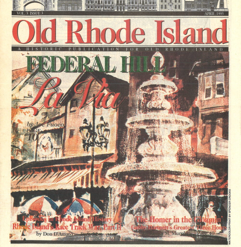 Cover of Old Rhode Island v.3 April 1993