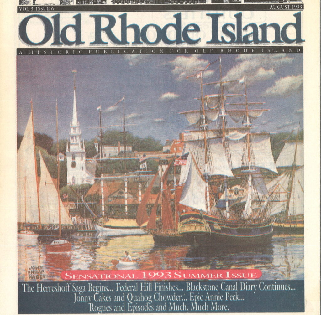 Cover of Old Rhode Island v.3 August 1993