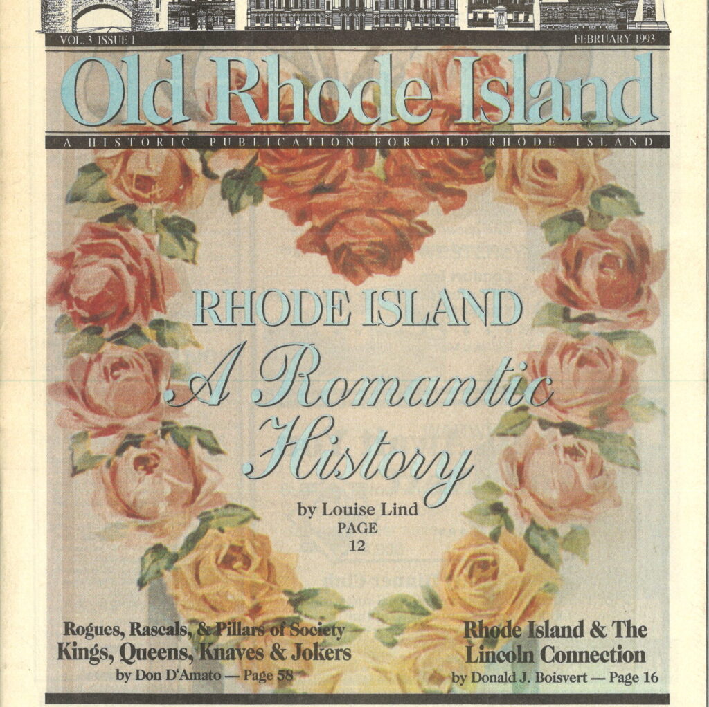 Cover of Old Rhode Island v.3 February 1993