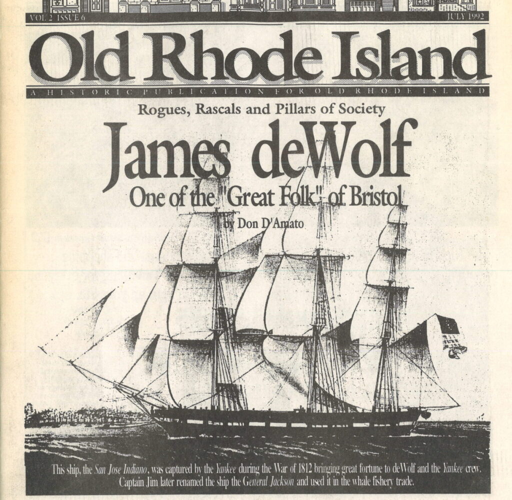 Cover of Old Rhode Island v.2 July 1992