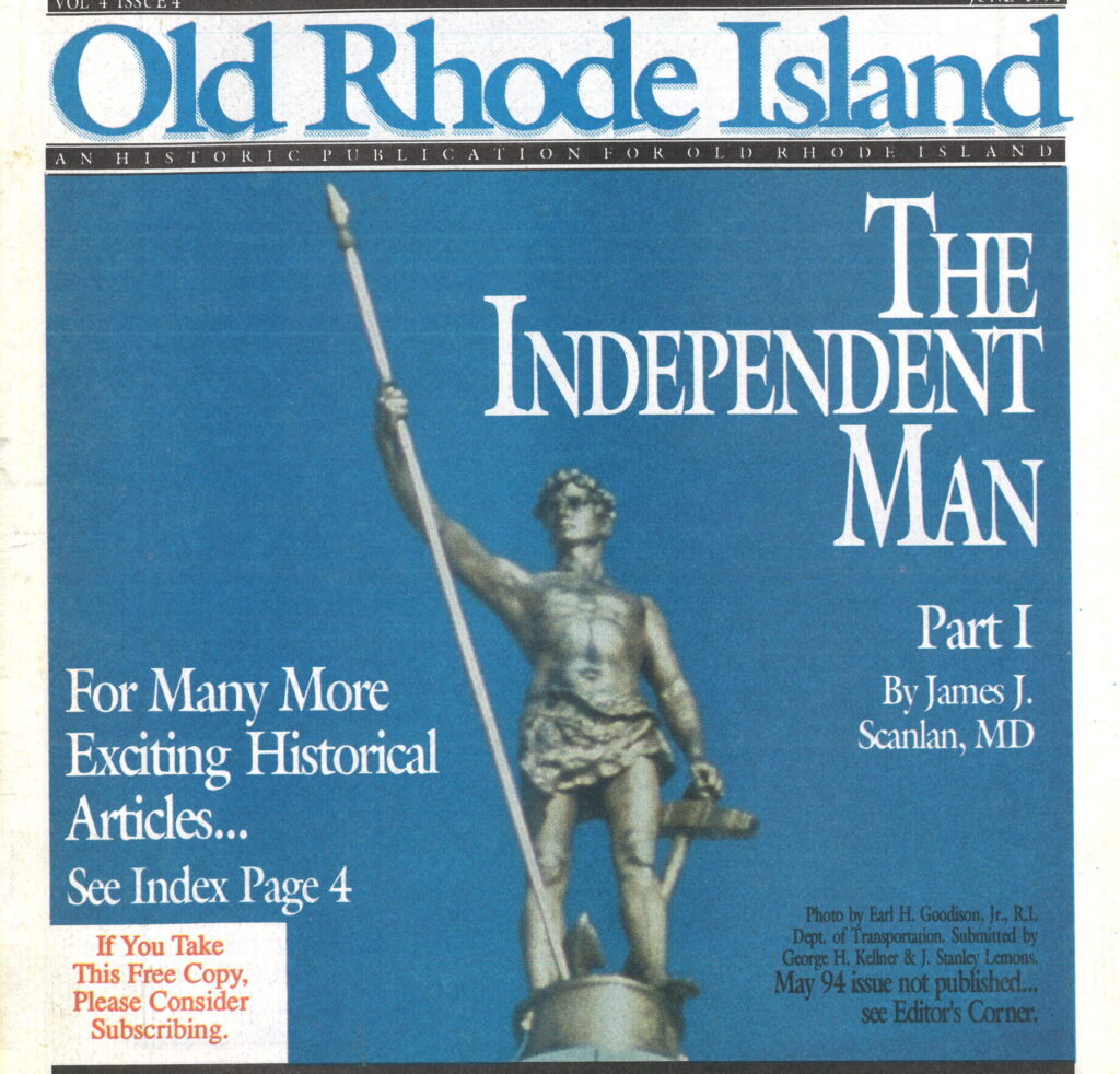 Cover of Old Rhode Island v.4 June 1994