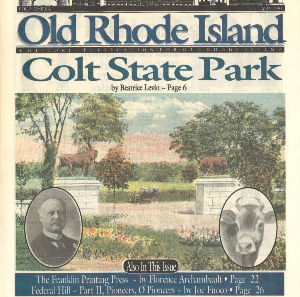 Cover of Old Rhode Island v.3 May 1993