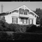 photo of the exterior of the The Woodbine Cottage built by George C. Mason for himself.