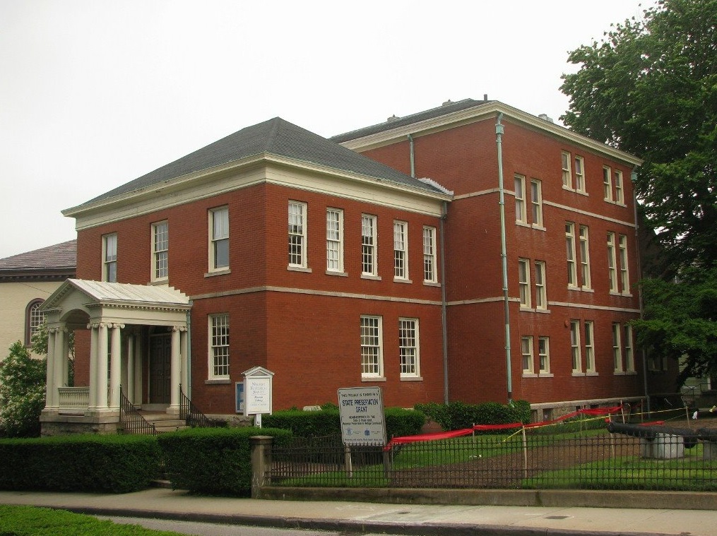 photo of the exterior of the Seventh Day Baptist Meeting House in Newport