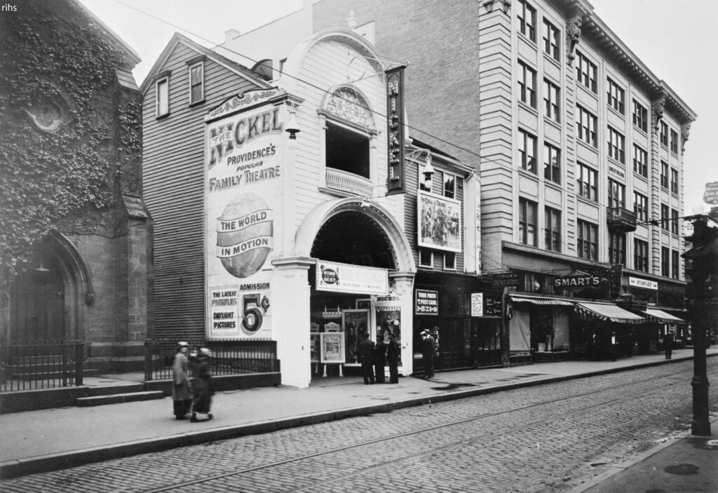 Photograph of the Nickel Theatre from article