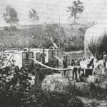 Photograph of a Civil War era balloon from the article