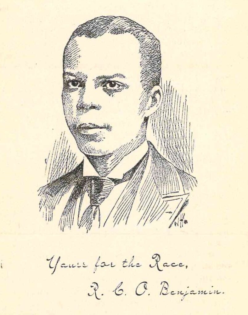 Illustrative portrait of R.C.O Benjamin