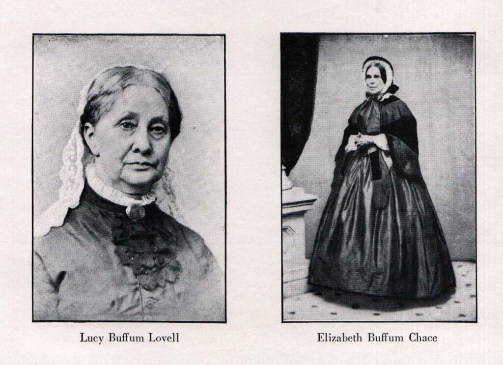 Portraits of Lucy Buffum Lovell and Elizabeth Buffum Chace