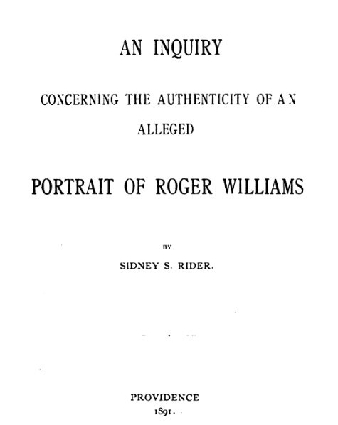 Title page of book