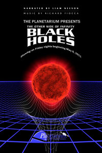 black holes the other side of infinity at planetarium Theater