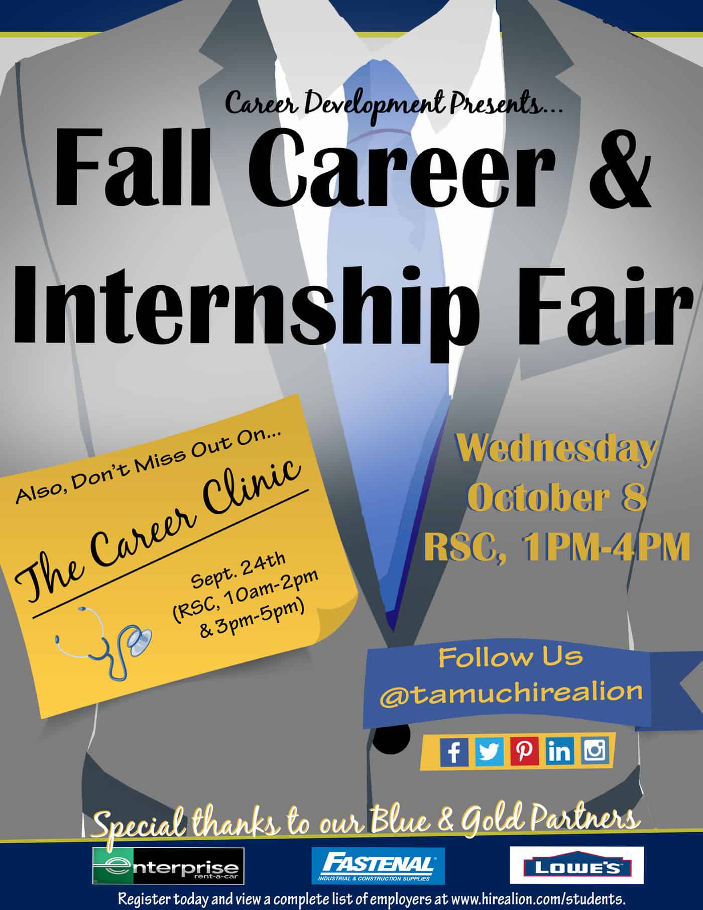 Save the Date Career Fair Texas A&M