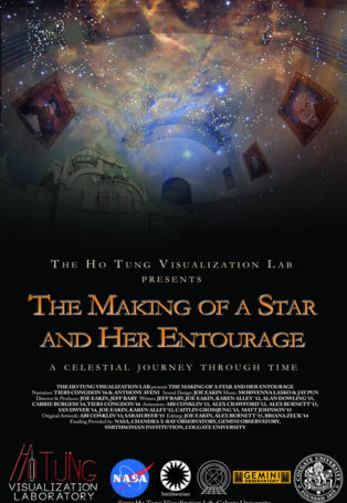 The making of a star and her entourage poster.