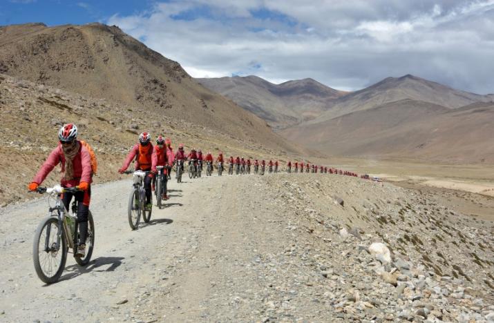 Hundreds Of Kung Fu Buddhist Nuns Are Biking The Himalayas To Oppose Human Trafficking