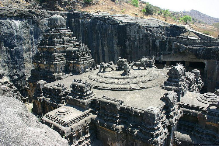 1200-Year-Old Ancient Hindu Temple Carved Entirely From a Single Rock