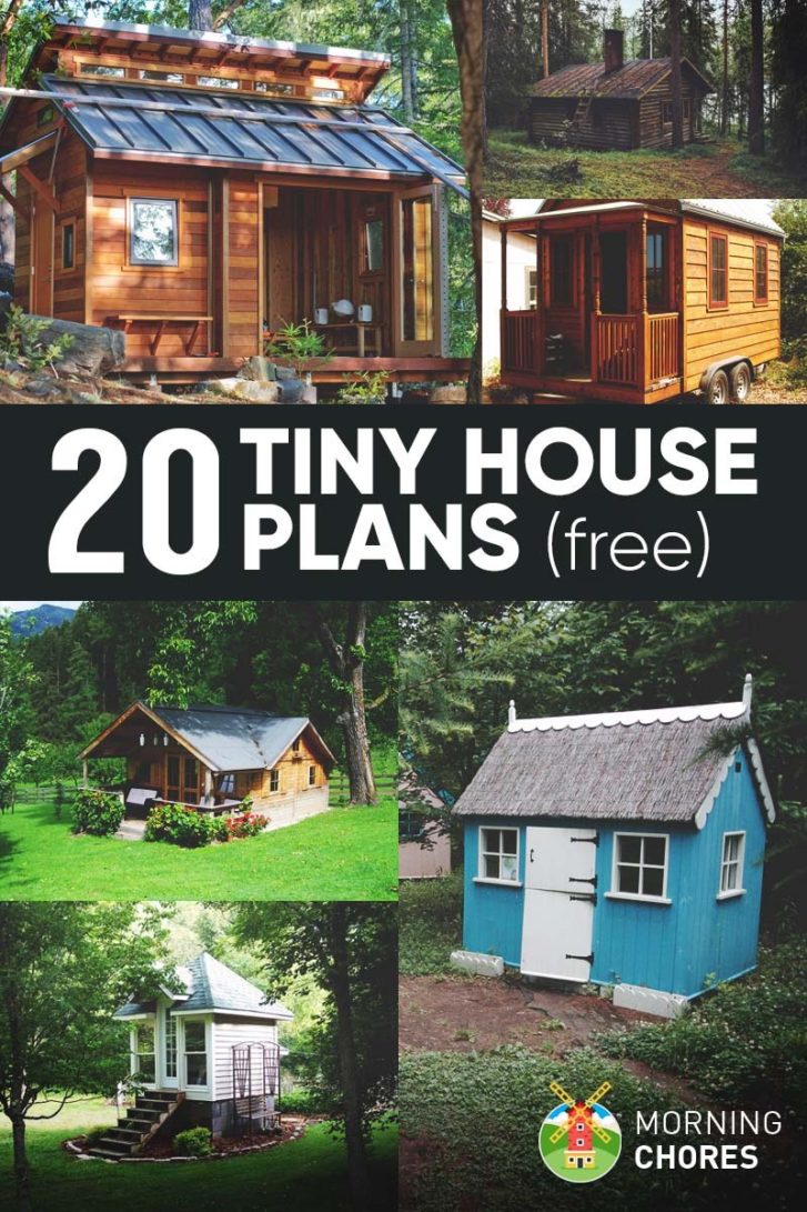 20 Free DIY Tiny House Plans to Help You Live the Tiny & Happy Life