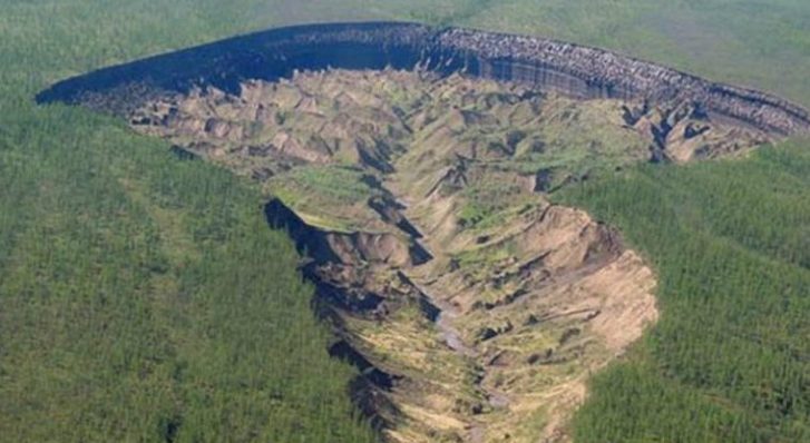 Siberia’s Melting ‘Doorway To The Underworld’ Is Exposing Ancient Forests