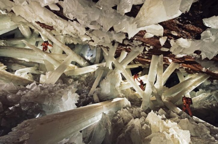 Weird Life Form Found Trapped Inside Giant Underground Crystals
