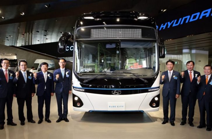 Hyundai’s New Emissions-Free Bus Travels 180 Miles On Just One Hour Of Charging