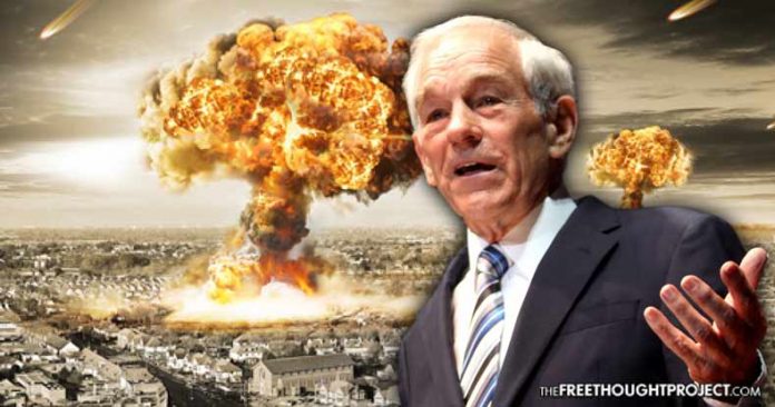 Ron Paul Issues Dire Warning: ‘Somebody’s Going to Use a False Flag to Start War’