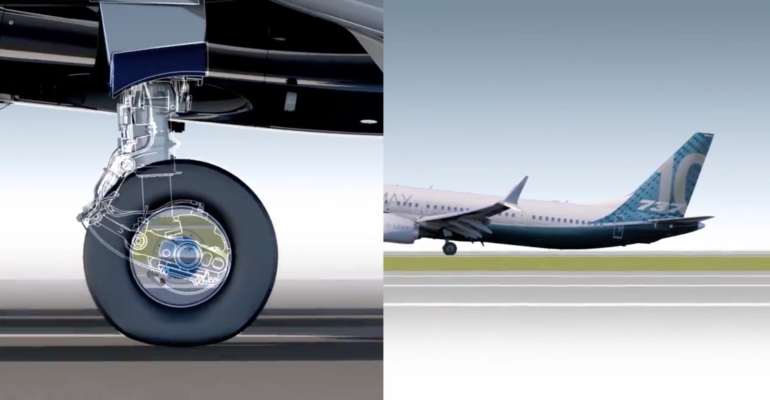 Resultado de imagen para Boeing 737MAX 10 landing gear