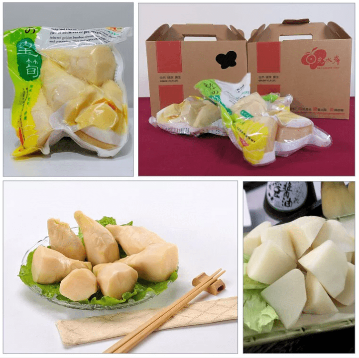 真空包裝白玉筍即拆可即食。 真空包裝白玉筍即拆可即食