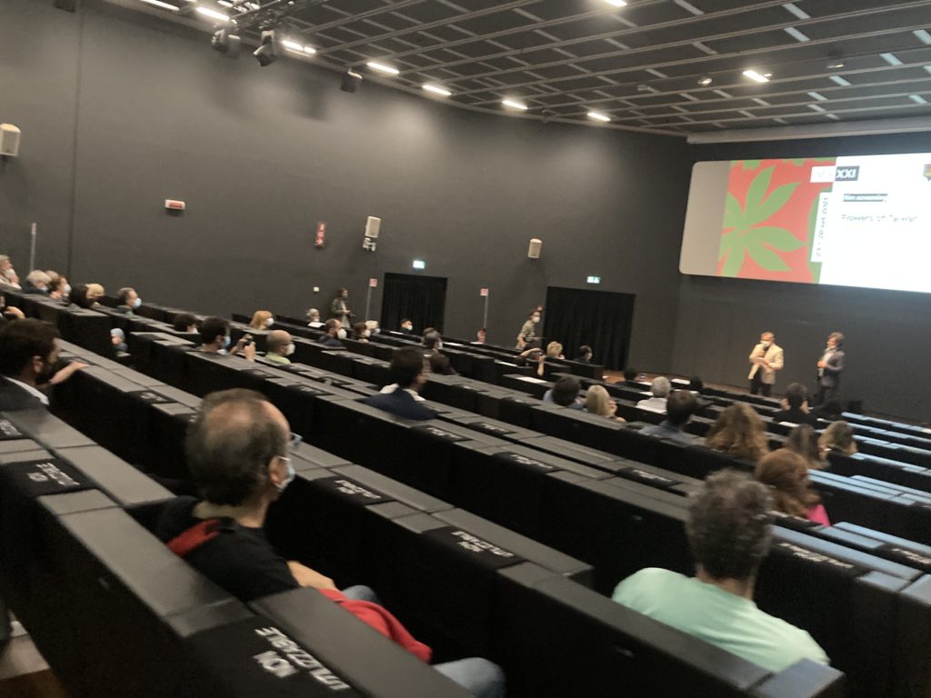 義大利第三屆臺灣電影節突破疫情陰霾在MAXXI美術館隆重開幕，現場預約觀影人潮踴躍。