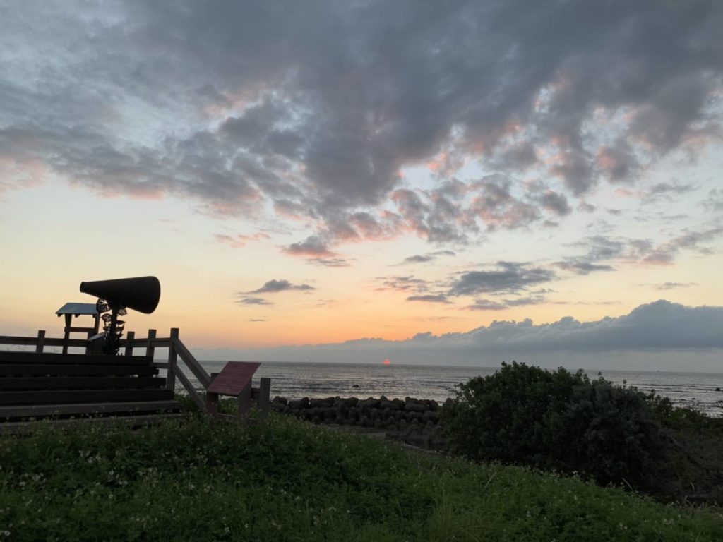 淡水海景景色宜人。（圖/新北漁業處 提供）