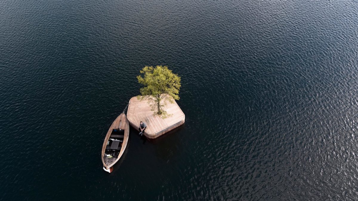 「原型浮島公園-Copenhagen islands」設計出發點始於讓原本閒置的海港角落成為人們新的休閒去處。 (圖/臺北市政府產業發展局 提供)