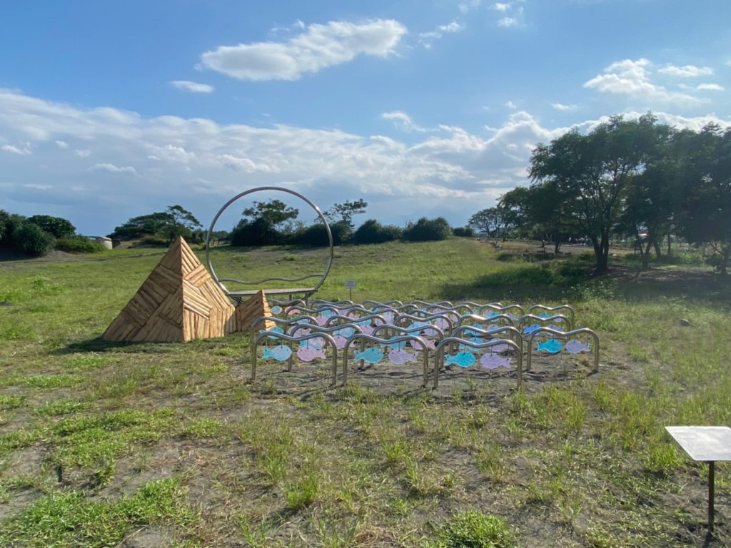 ▲作品《龜山朝日》以著名景點「龜山島」為發想而創作。（圖/交通部觀光局提供）