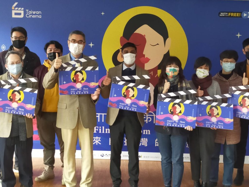 臺印兩方代表出席活動大力宣傳優質臺灣電影在印度OTT平台播映所呈現及預期的效益。(記者 辛澎祥/攝)