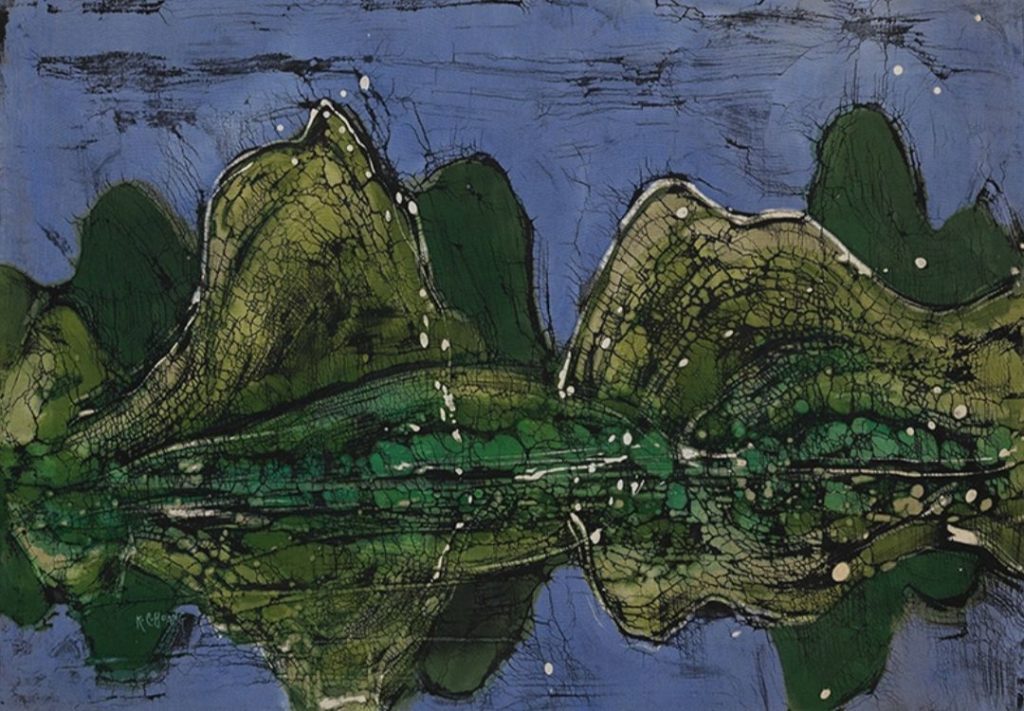 黃歌川作品「奇山秀水」。(圖/史博館 提供)