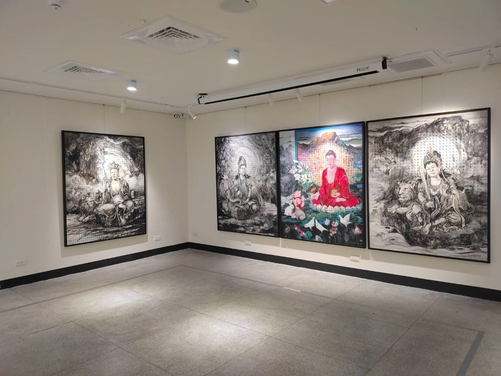 ▲洪根深美術館展出中的洪根深老師的作品。（圖/洪根深 提供）