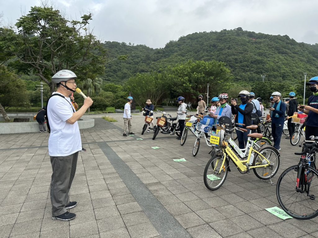 ▲臺鐵局長杜微在世界自行車日率先參與活動。