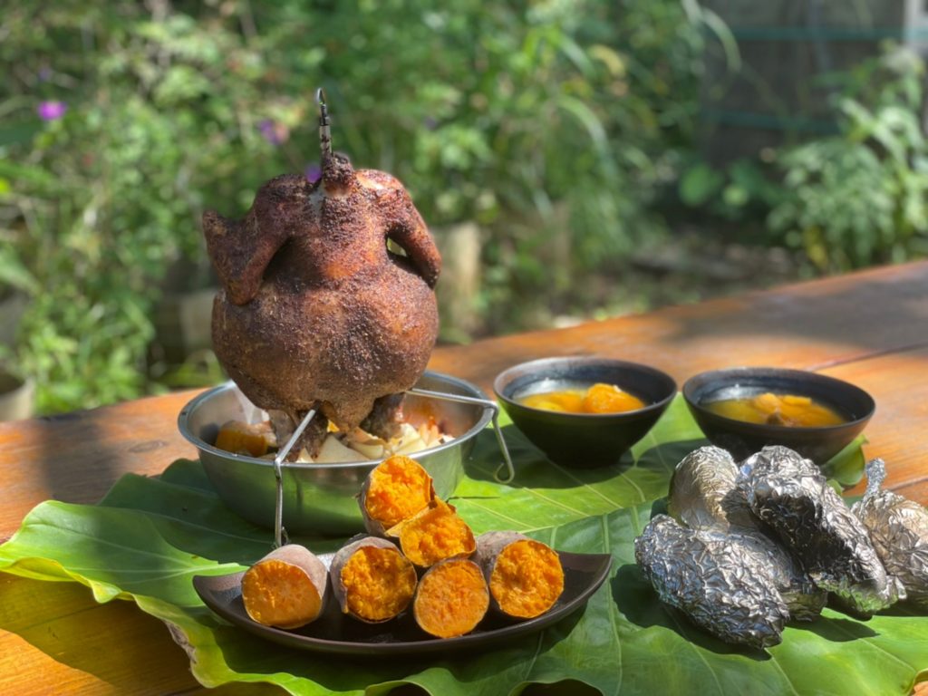 ▲金山紅心甘薯已成為餐桌上的主角美味。（圖/新北農業局 提供）