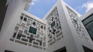 1023臺南市立博物館-天井及綠柚花磚嵌花格窗
