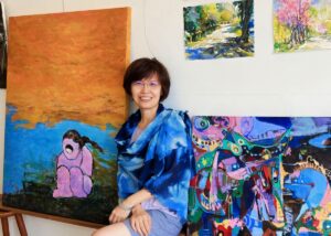 ▲藝術家林懿娟的10月個展展現女人與家的懸念。