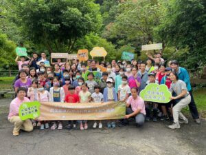 ▲新北市政府水保生態營活動受到學童的歡迎。