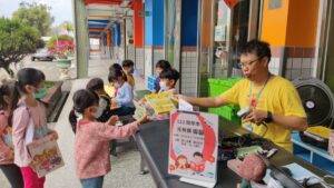 外埔行動圖書車開學季辦理趣味活動