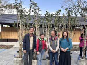 ▲阿里山風管處主辦種植茶花活動。