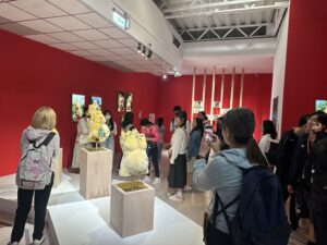 ▲朱銘美術館主辦雕塑展，受到民眾的高度關注。