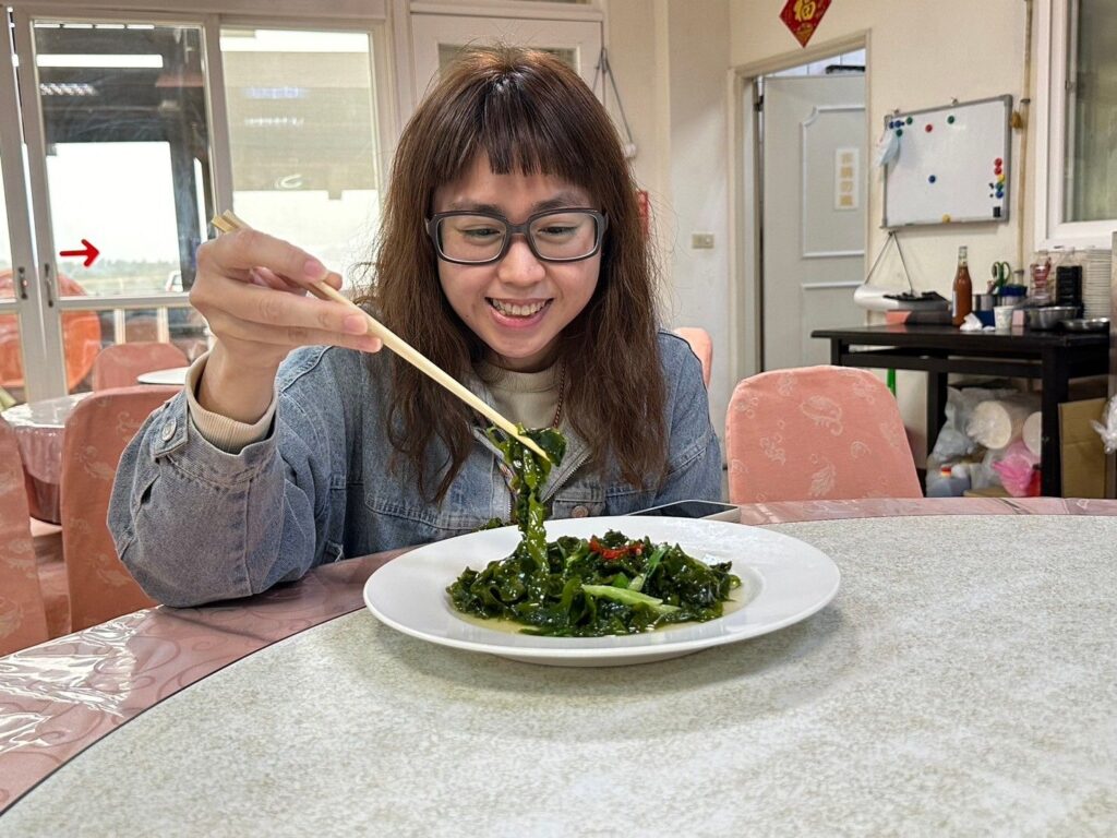 ▲東北角海岸盛產的腳白菜，相當受到歡迎。