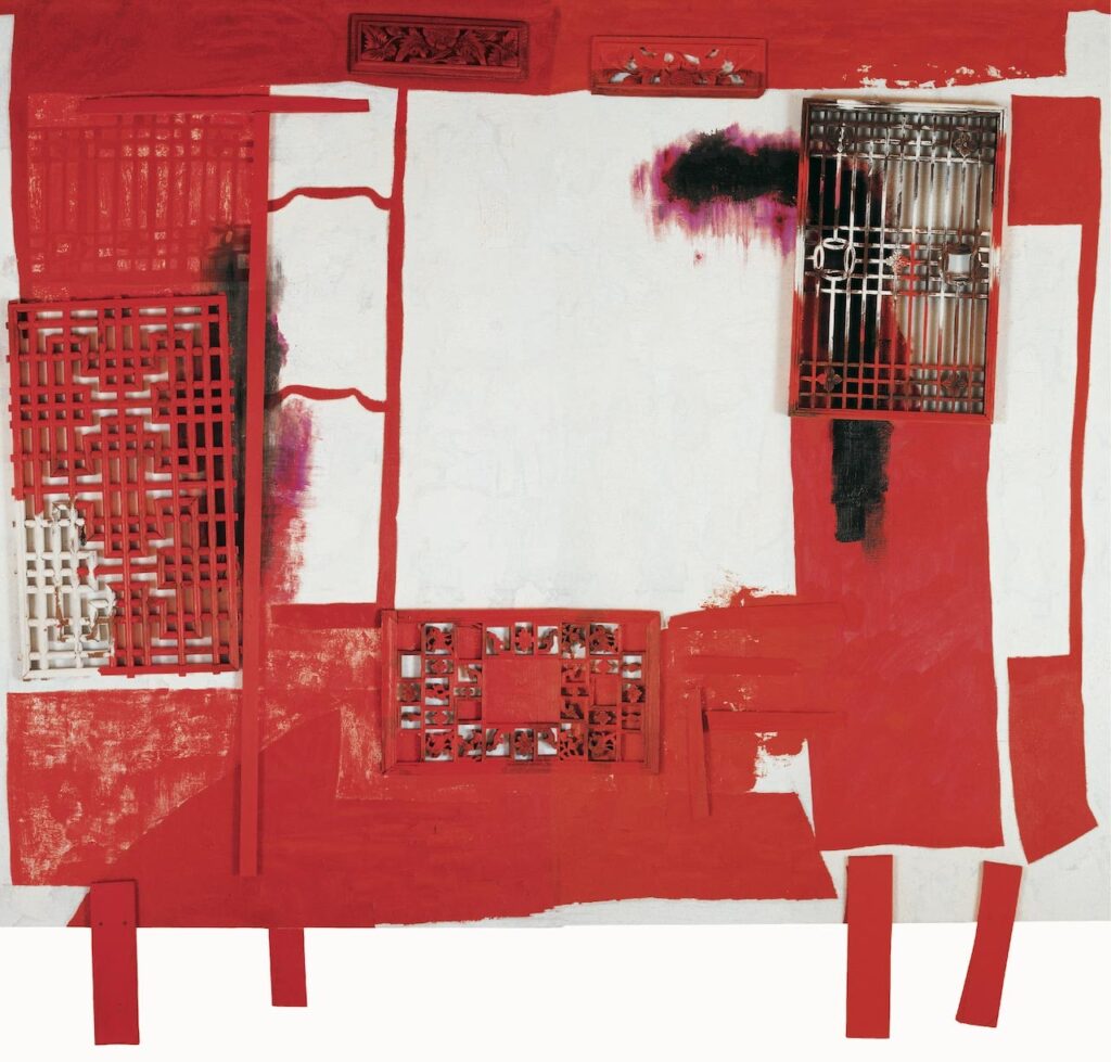 王懷慶〈房中房—紅色之床〉，亦為此展重要展品之一。