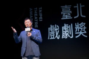 ▲台北市文化局長蔡詩萍說明臺北戲劇節的內容。