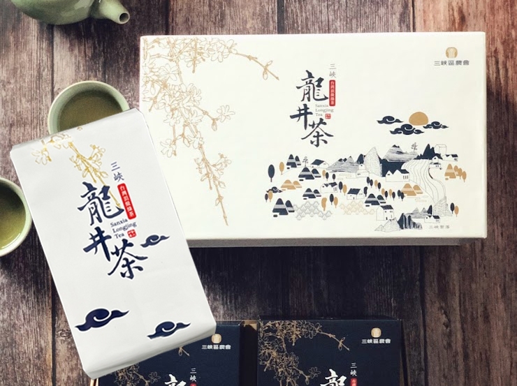 三峽區農會「龍井茶禮盒」亦入選2023臺灣農會百大精品。（圖/新北市政府農業局提供）