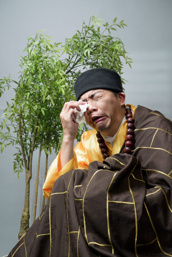 在劇作家葉怡均妙手生花的改編之下,《施耐庵的愛情學笑》全劇爆笑不絕。(圖/台北曲藝團提供)