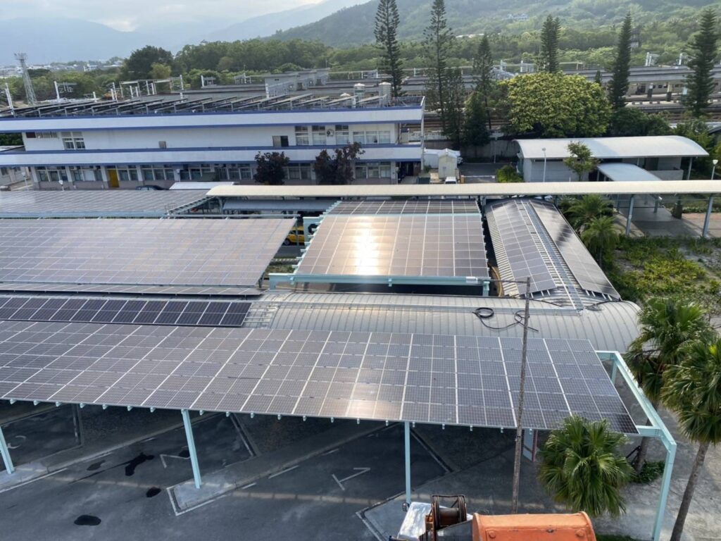 ▲臺鐵臺東車站太陽能光電再創新。