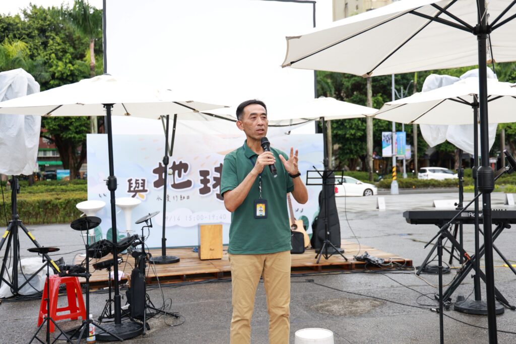 國父紀念館館長王蘭生說明活動的精神與意義。（圖/國父紀念館提供）