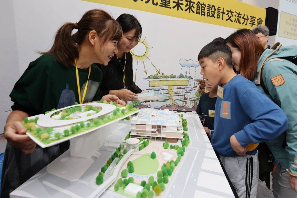 ▲對兒童未來館的呈現內容,小朋友說出了自己心中的願望。(圖/文化部 提供)