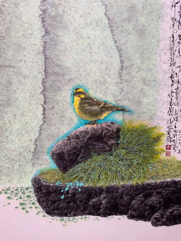 ▲李振明老師的靈動描繪,將物與物的對應關係呈現細膩與和煦的延伸。(圖/李振明 提供)
